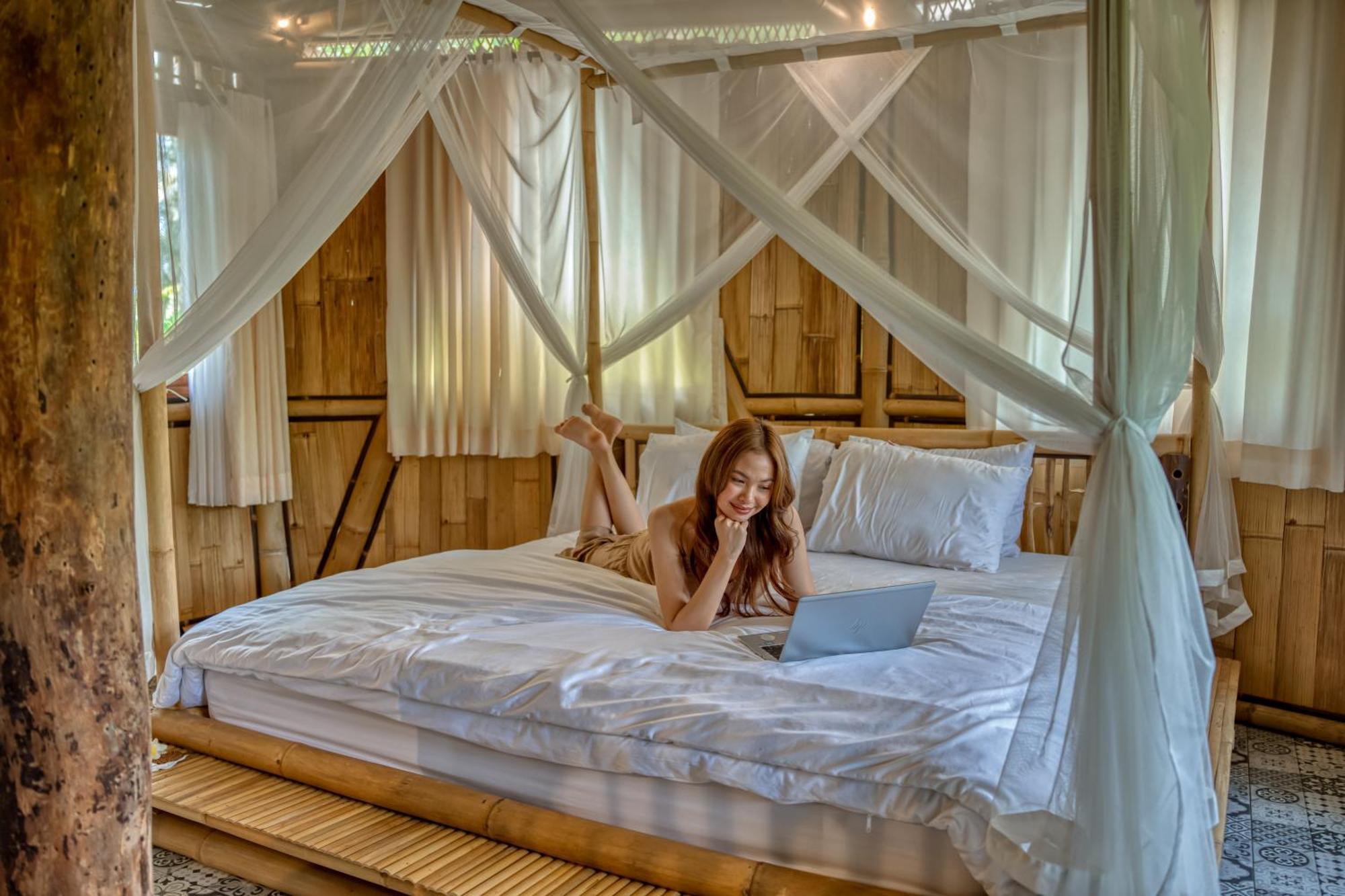 Bamboo Cabin Sanctuary By Nusantara Hospitality Убуд Экстерьер фото